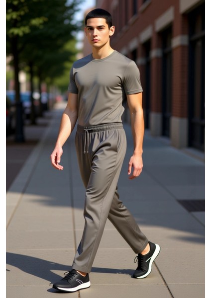 Kadın Haki Düz Paça Modal Karışımlı Bağcıklı Casual Pantolon Fonksiyonel Dayanıklı Estetik indirimleri