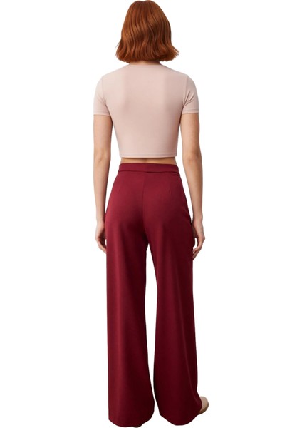 Kadın Geniş Paça Yüksek Bel Dokuma Pantolon Fonksiyonel Dayanıklı Kaliteli Konforlu Modern fiyatları