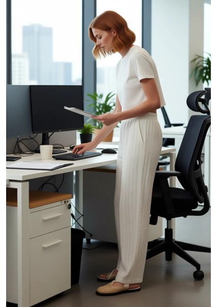 Kadın Yüksek Bel Dokulu Flare Pantolon Fonksiyonel Dayanıklı Kaliteli Konforlu Estetik Şık modelleri