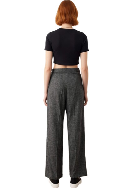 Kadın Antrasit Wide Leg Kumaş Pantolon Günlük Şıklık Fonksiyonel Dayanıklı Kaliteli Modern fiyatları