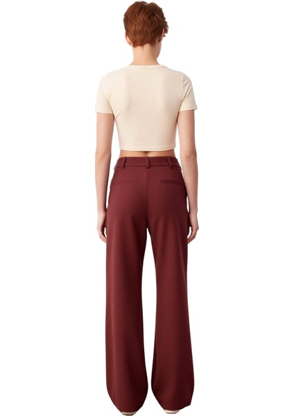 Kadın Haki Palazzo Pantolon Yüksek Bel Fonksiyonel Dayanıklı Kaliteli Konforlu Estetik Şık fiyatları