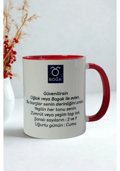 Boğa Burcu Kupa – Güvenilir, Sadık, Doğal ve Şans Odaklı Tasarım Kupa