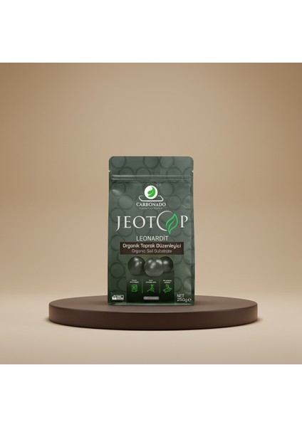 Jeotop 250 gr Leonardit Bazlı Toprak Düzenleyici | %100 Doğal Organik Içerikli