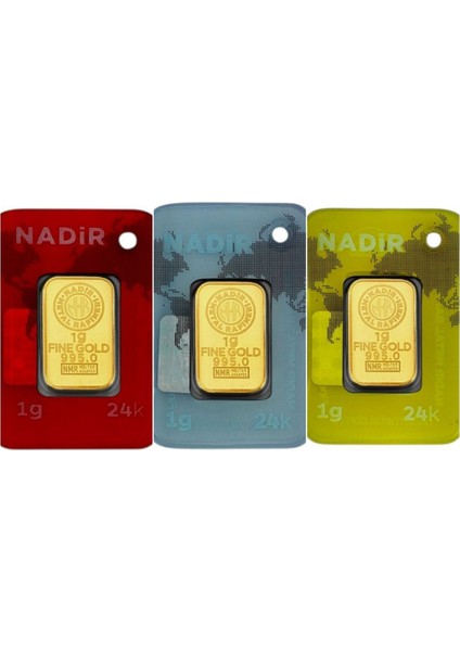 3 Adet 1 gr 24 Ayar Gram Altın fiyatları