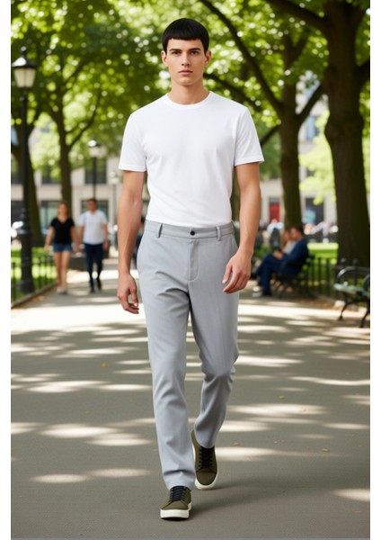 Kadın Için Slim Fit Kumaş Dokuma Pantolon Beli Bağlama Detaylı Açık Fonksiyonel Dayanıklı Şık fırsatları