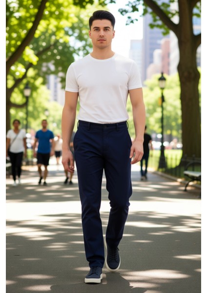 Erkek Slim Fit Düz Renk Gabardin Pantolon Fonksiyonel Dayanıklı Kaliteli Konforlu Estetik Şık fırsatları