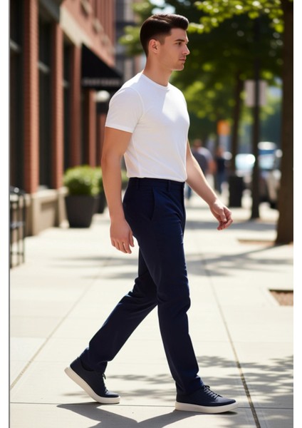 Erkek Slim Fit Düz Renk Gabardin Pantolon Fonksiyonel Dayanıklı Kaliteli Konforlu Estetik Şık indirimleri