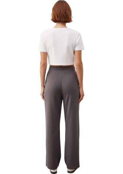 Kadın Geniş Paça Yüksek Bel Dokuma Pantolon Fonksiyonel Dayanıklı Kaliteli Konforlu Modern fiyatları