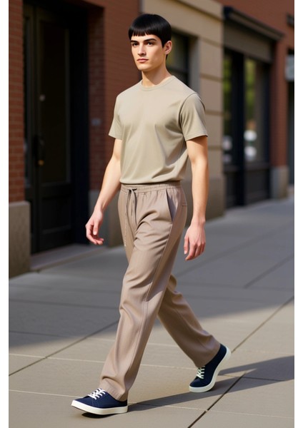 Kadın Keten Regular Fit Yüksek Bel Pantolon Fonksiyonel Dayanıklı Kaliteli Konforlu Modern indirimleri