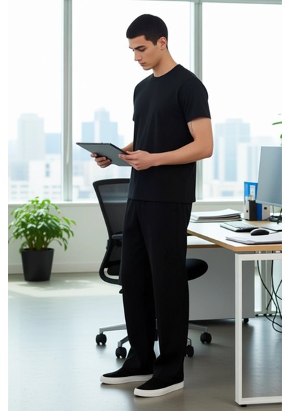 Erkek Interlok Örme Rahat Kesim Pantolon Fonksiyonel Dayanıklı Kaliteli Konforlu Estetik Şık modelleri