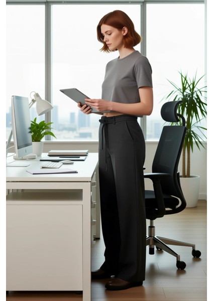 Kadın Düşük Bel Bağcıklı Wide Leg Pantolon Fonksiyonel Dayanıklı Kaliteli Konforlu Estetik modelleri