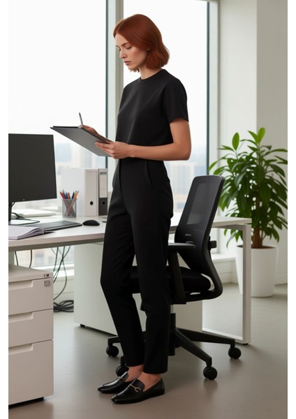 Kadın Yüksek Bel Dar Paça Dokuma Kumaş Pantolon Fonksiyonel Dayanıklı Kaliteli Konforlu Şık modelleri