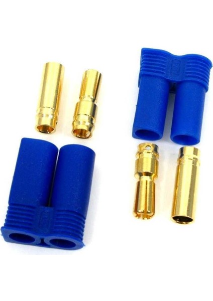 5mm Ec5 Banana Batarya Konnektörü (Erkek-Dişi Set)