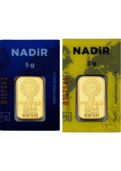 10 Gram (5+5) Külçe Gram Altın 24 Ayar