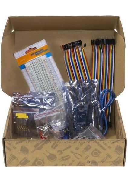 Çocuklar için Scratch ile Breadboard Seti (Kitaplı) - Arduino Uyumlu