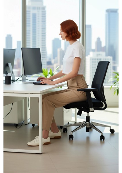 Kadın Yüksek Bel Straight Kesim Dikiş Detaylı Dokuma Pantolon Fonksiyonel Dayanıklı Modern modelleri