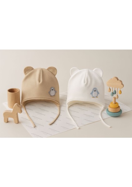 %100 Pamuk 2'li Bebek Bere