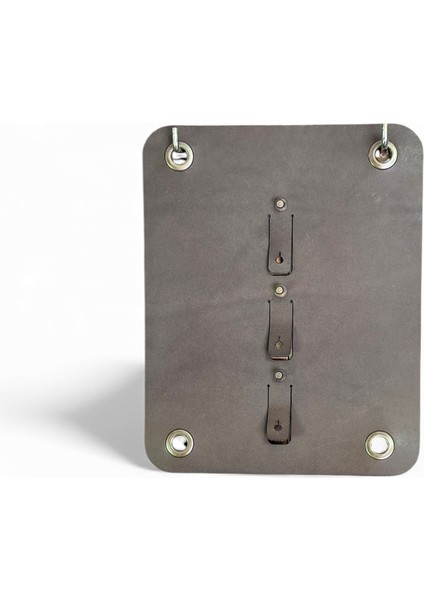 Vintage 3lü Deri Gözlük Standı