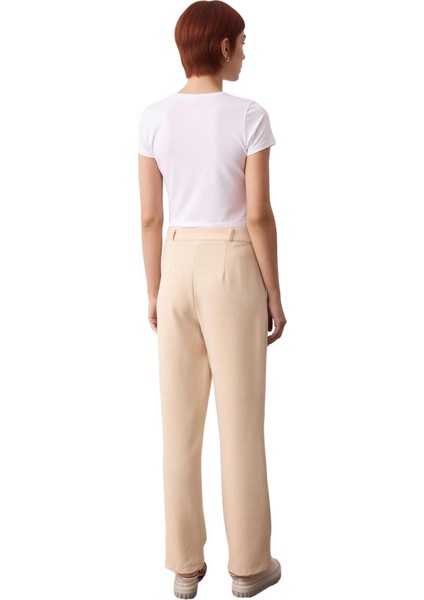 Kadın Yüksek Bel Geniş Paça Pantolon Fonksiyonel Dayanıklı Kaliteli Konforlu Estetik Rahat fiyatları