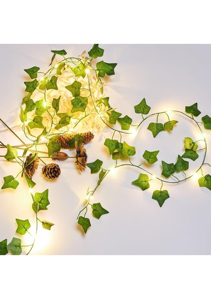 LED Işıklı Yapay Sarmaşık 3 Metre 30 LED – Günışığı Dekoratif Oda & Duvar Aydınlatma fırsatları