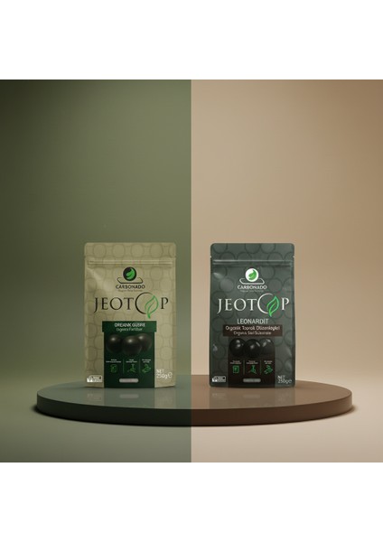 Jeotop Organik Gübre + Leonardit Toprak Düzenleyici | %100 Doğal Bitki Tableti (2X250G)