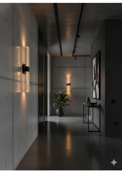 Bhbackhome Bubbletrio Şık ve Zarif Modern LED Duvar Aplik 51 cm Siyah fiyatları