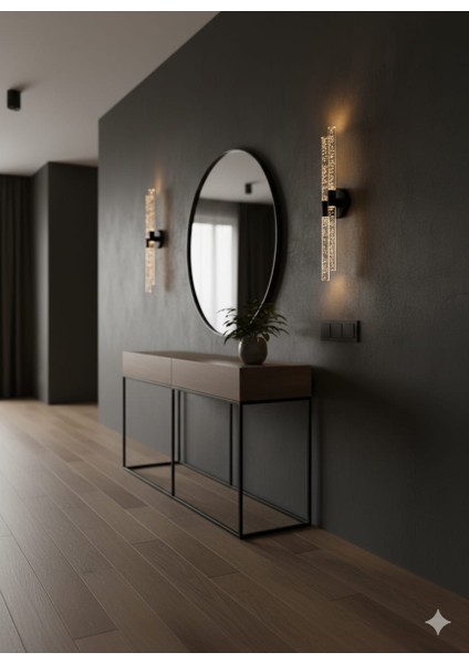 Bhbackhome Bubbletrio Şık ve Zarif Modern LED Duvar Aplik 51 cm Siyah