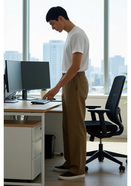 Erkek Düz Renk Geniş Kesim Kumaş Pantolon Fonksiyonel Dayanıklı Kaliteli Konforlu Estetik Şık modelleri