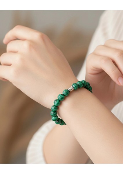 Malahit Doğaltaş Kolye ve Bileklik