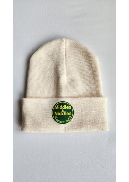 Middles&Niddles Collection Kışlık Yün Çocuk Yetişkin Bere – Lacivert (Unisex)