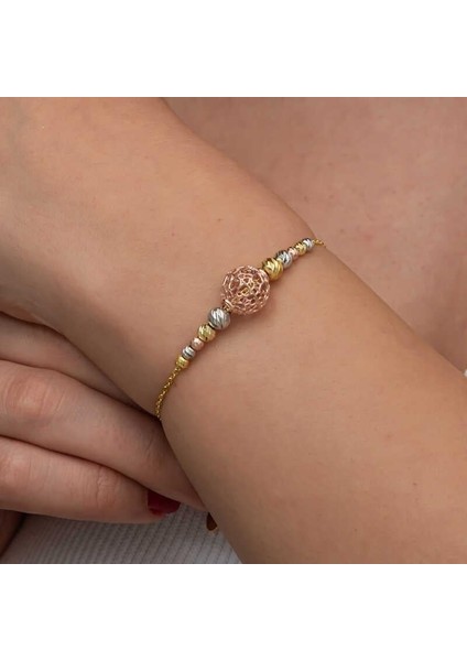 Hk Gümüş Kadın Bileklik Renkli Top Dorika |Gümüş Takı Hediyelik Ürünler fırsatları