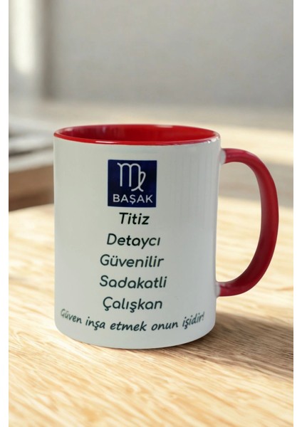 Başak Burcu Kupa – Titiz, Güvenilir, Sadakatli ve Çalışkan Tasarım Kupa