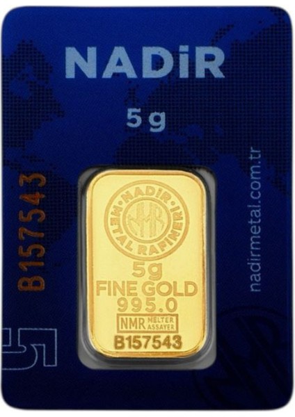 5 Gram Külçe Gram Altın 24 Ayar