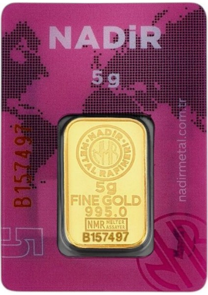 5 Gram Külçe Gram Altın 24 Ayar fiyatları