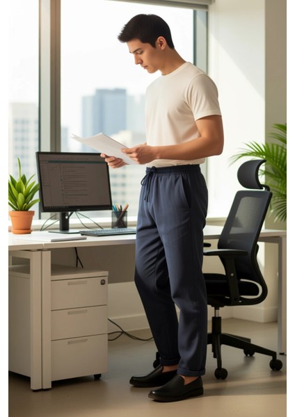 Kadın Keten Regular Fit Yüksek Bel Pantolon Fonksiyonel Dayanıklı Kaliteli Konforlu Modern modelleri