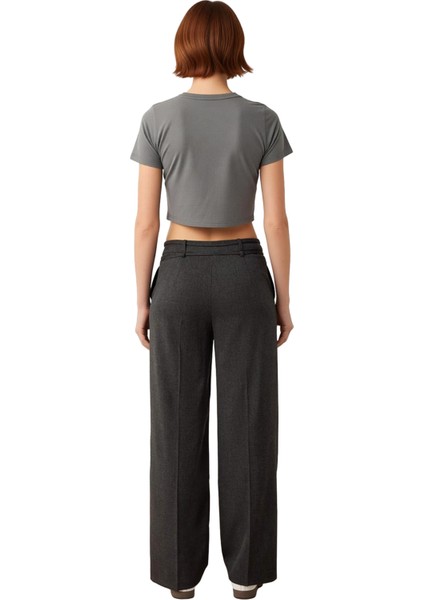 Kadın Düşük Bel Bağcıklı Wide Leg Pantolon Fonksiyonel Dayanıklı Kaliteli Konforlu Estetik fiyatları