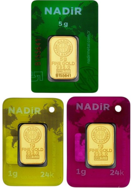 7 Gram (5+2) Külçe Gram Altın 24 Ayar