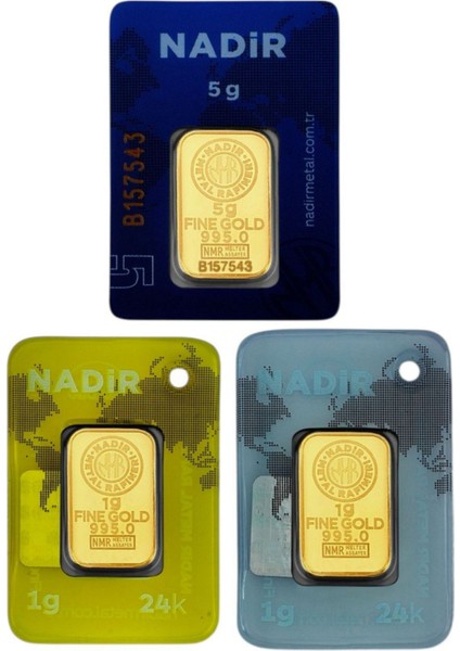 7 Gram (5+2) Külçe Gram Altın 24 Ayar fiyatları