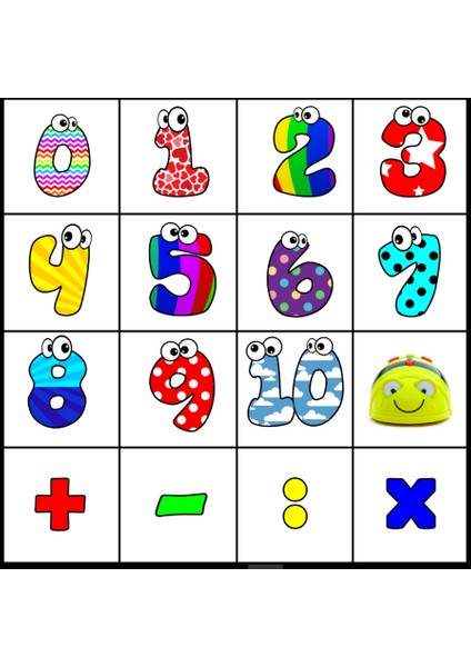 Bee-Bot® ve Blue-Bot Sayılar Matı - Türkçe