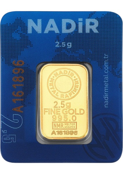 2,5 Gram Külçe Gram Altın 24 Ayar