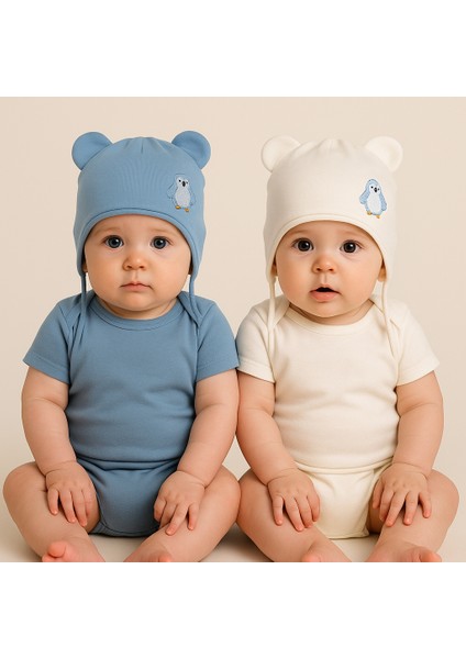 %100 Pamuk 2'li Bebek Bere