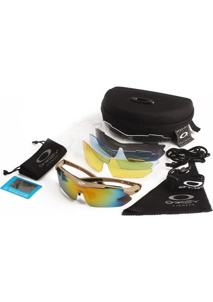 Polarize 5 Lensli Taktikal Gözlük / Tactical Gözlük / Bisiklet Gözlüğü modelleri