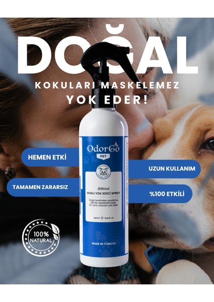 Pet Koku Yok Edici Sprey (250ML.)