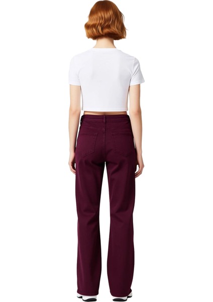 Kadın Wide Leg Comfort Esnek Denim Pantolon Fonksiyonel Dayanıklı Kaliteli Konforlu Modern fiyatları