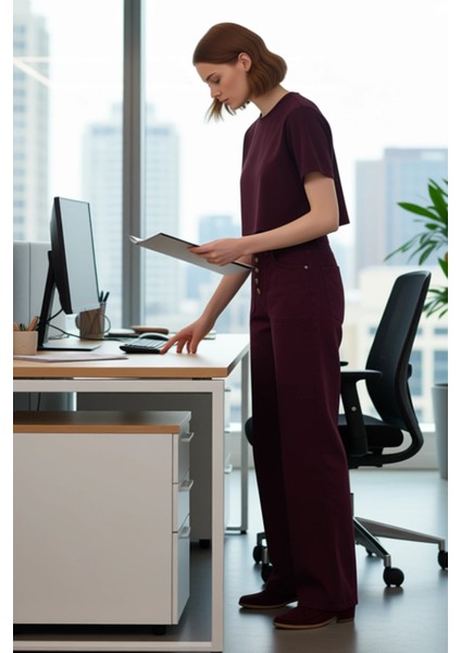 Kadın Wide Leg Comfort Esnek Denim Pantolon Fonksiyonel Dayanıklı Kaliteli Konforlu Modern modelleri