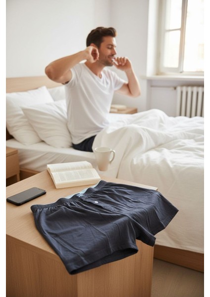 Erkek Düğmeli Pamuklu Boxer fırsatları