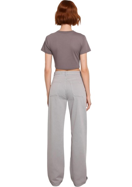 Kadın Cool & Comfort Wide Leg Tencel Jean Pantolon Fonksiyonel Dayanıklı Kaliteli Konforlu fiyatları