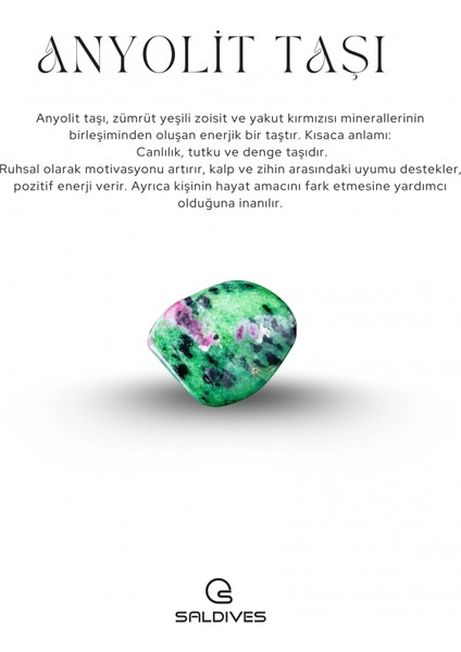 Anyolit Doğaltaş Kolye ve Küpe fiyatları