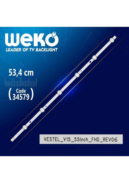 VESTEL_V15_55INCH_FHD_REV06 - A-TYPE - 53.4 CM 6 LEDLİ - (WK-633)