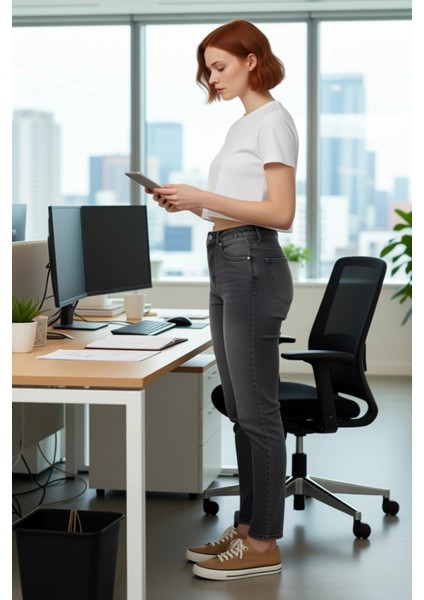 Kadın Açık Yüksek Bel Mom Kesim Denim Pantolon Fonksiyonel Dayanıklı Kaliteli Konforlu Şık modelleri